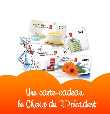 Concours gratuit : Gagnez une carte cadeau Le Choix du Président de 25$ Concours gratuit : Gagnez une carte cadeau Le Choix du Président de 25$