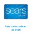 Concours gratuit : Spécial : Une carte cadeau d'une valeur de $100 chez Sears