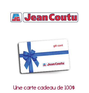 Concours gratuit : Spécial : Une carte cadeau d'une valeur de $100 chez Jean Coutu