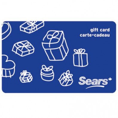 Concours gratuit : Gagnez une carte cadeau Sears de 25$