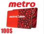 Concours gratuit : SPÉCIAL ÉPICERIE: Une Carte-cadeau Métro de 100$