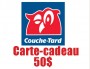 Concours gratuit : SPÉCIAL ÉPICERIE : Une Carte-cadeau Couche Tard de 50$