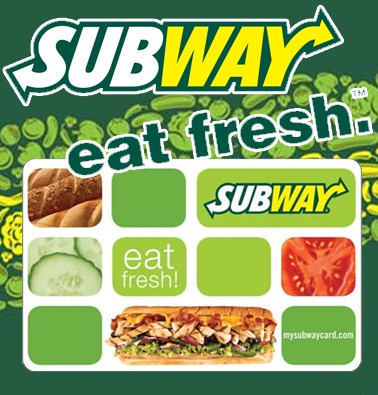 Concours gratuit : Une Carte-cadeau Subway de 10$ Concours gratuit : Une Carte-cadeau Subway de 10$
