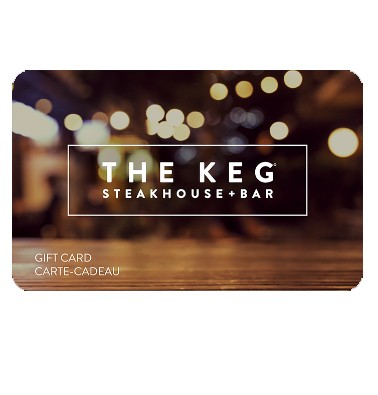 Concours gratuit : Une carte-cadeau The Keg Steakhouse & Bar de 50$ Concours gratuit : Une carte-cadeau The Keg Steakhouse & Bar de 50$