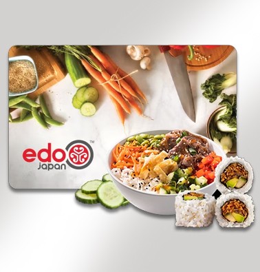Concours gratuit : Une carte-cadeau Edo Japan de 25$ Concours gratuit : Une carte-cadeau Edo Japan de 25$